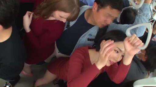 NHDTB-494 満員電車でムチムチニット痴女2人のデカ尻に挟まれ勃起したち○ぽを笑顔で射精させられた